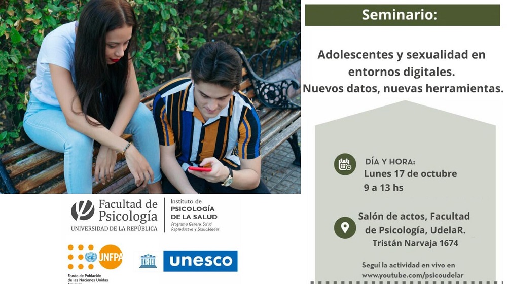 Seminario: Adolescentes y sexualidad en entornos digitales. Nuevos datos, nuevas herramientas