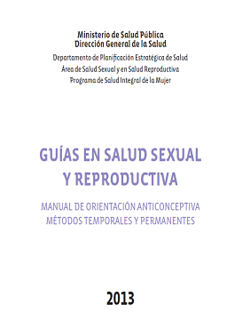 Guías En Salud Sexual Y Reproductiva