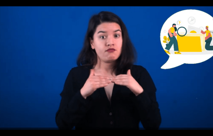 Video destinado a las mujeres sordas