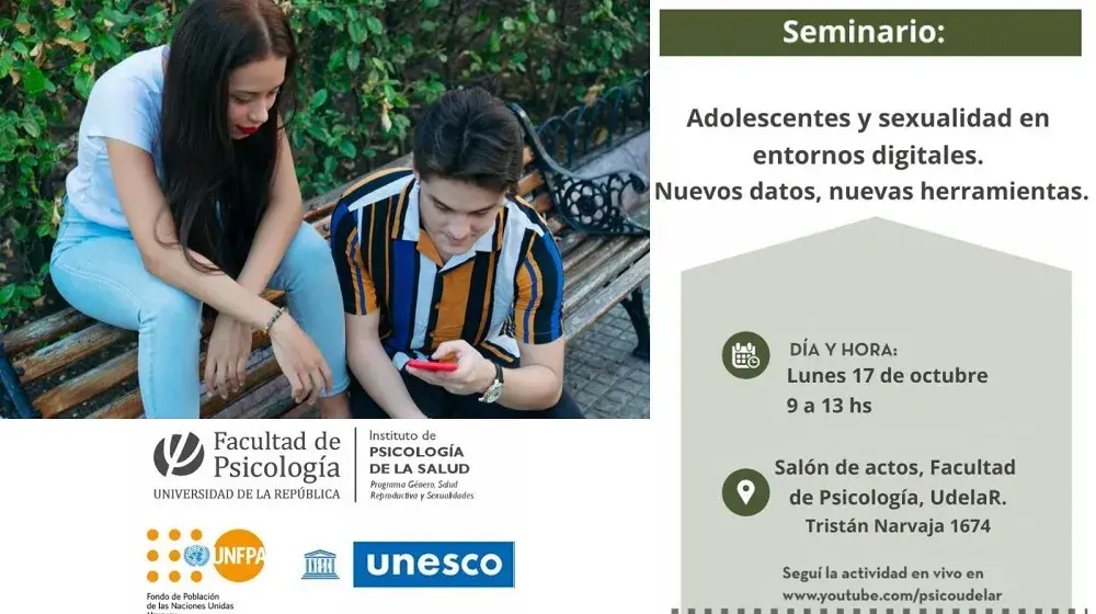 Seminario Adolescentes y sexualidad en entornos digitales. Nuevos datos, nuevas herramientas