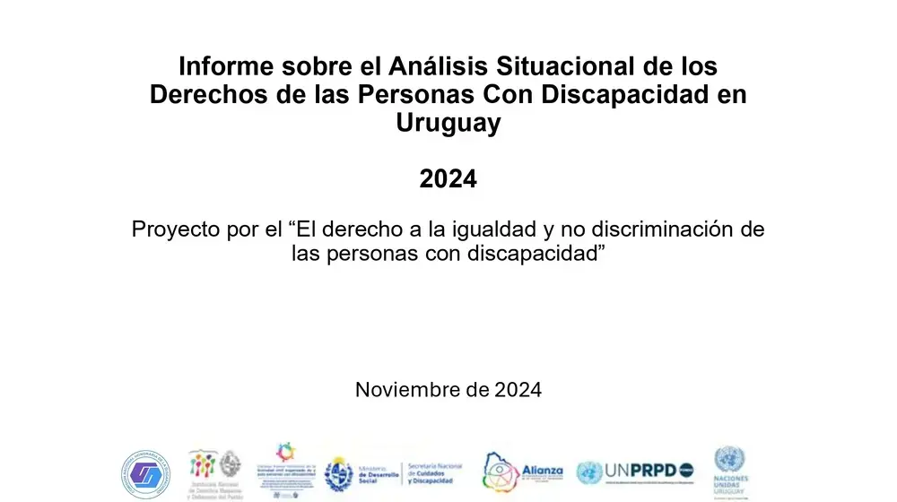 Informe sobre el análisis situacional de los derechos de las personas con discapacidad en Uruguay