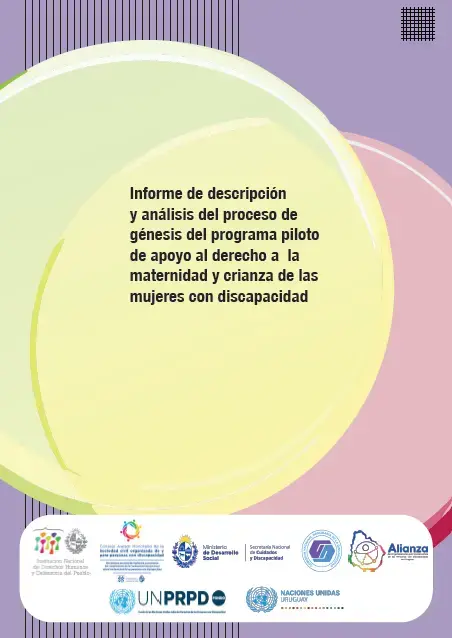 Informe de descripción y análisis del proceso de génesis del programa piloto de apoyo al derecho a la maternidad y crianza de las mujeres con discapacidad