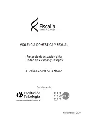 Protocolo ante casos de Violencia Doméstica y Sexual.