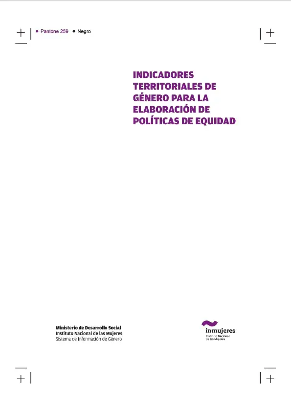 Indicadores Territoriales de Género para la elaboración de Políticas de Equidad