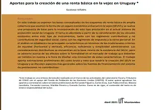 Aportes para la creación de una renta básica en la vejez en Uruguay