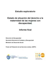 el derecho a la maternidad de mujeres con discapacidad